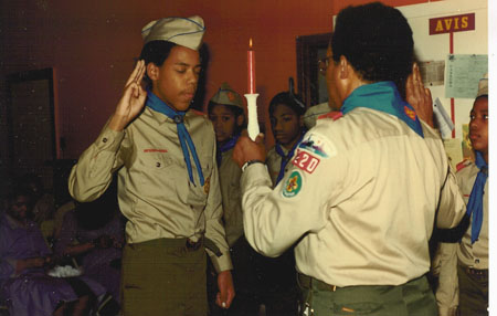 Boy Scout Activities - Making Promise